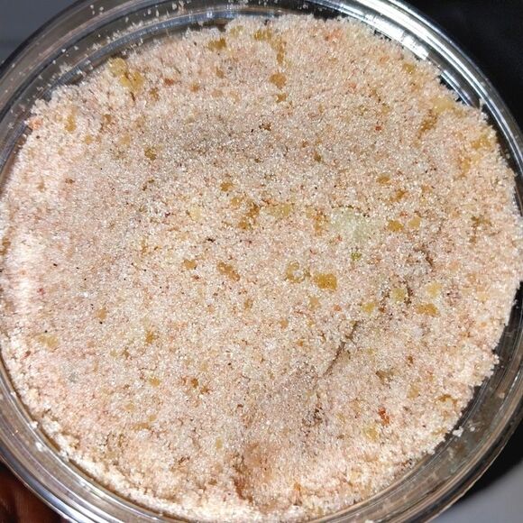 Hand crafted natural Bay Rum and Brown sugar emulsified sugar scrub 6oz - Picture 9 of 10